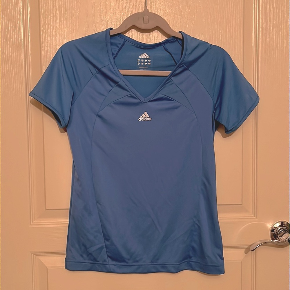 Blue Adidas Climacool workout t-shirt - size S